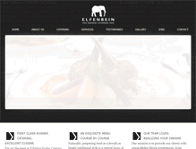 Tablet Screenshot of elfenbein-kosher-catering.com